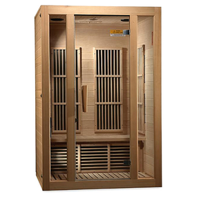 Maxxus "Seattle" 2 person Low EMF FAR Infrared Sauna Canadian Hemlock - GRIM PARENT LIMITED