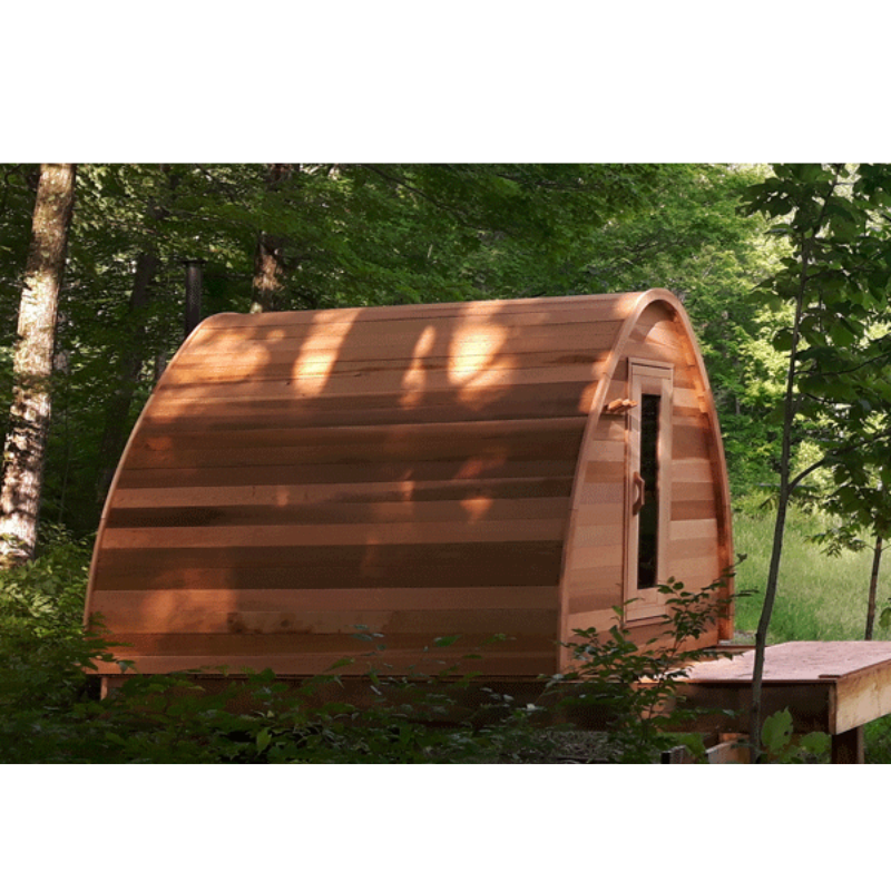 Dundalk LeisureCraft Clear Cedar POD Sauna - GRIM PARENT LIMITED