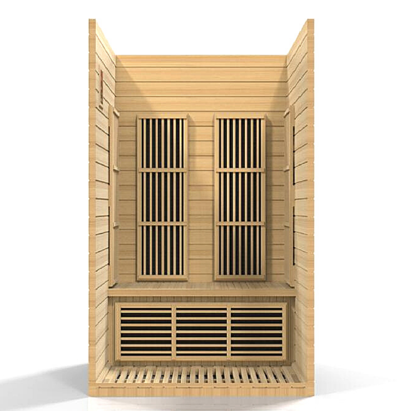 Maxxus "Seattle" 2 person Low EMF FAR Infrared Sauna Canadian Hemlock - GRIM PARENT LIMITED