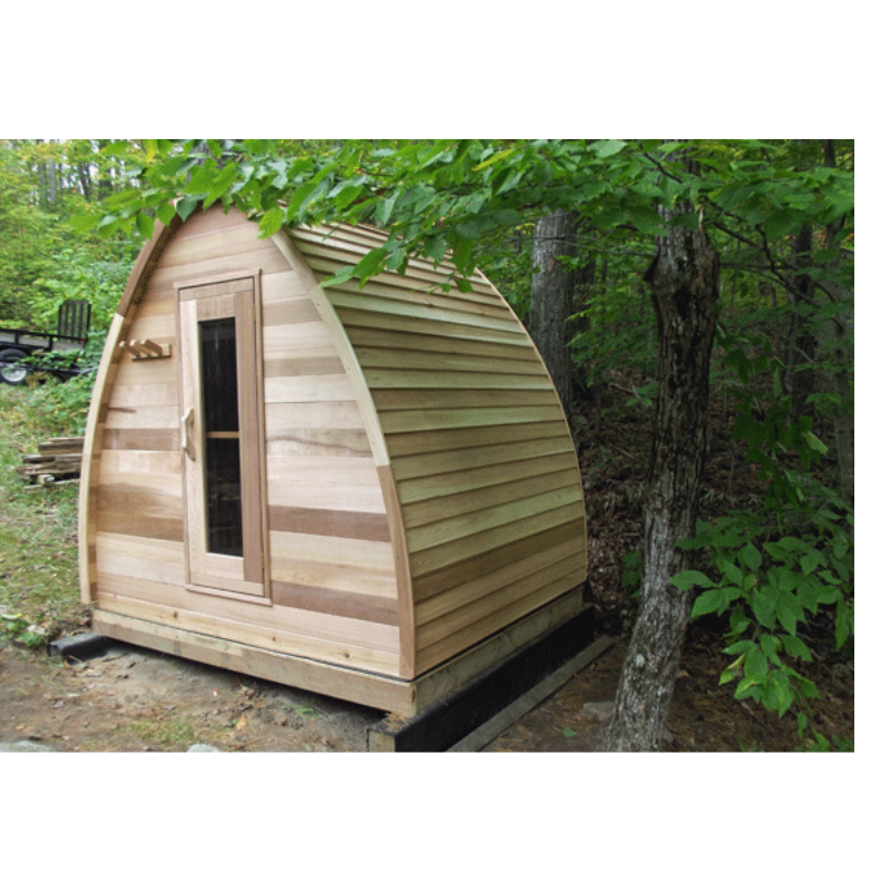 Dundalk LeisureCraft Clear Cedar POD Sauna - GRIM PARENT LIMITED