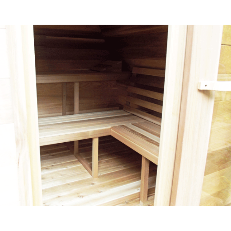 Dundalk LeisureCraft Clear Cedar POD Sauna - GRIM PARENT LIMITED