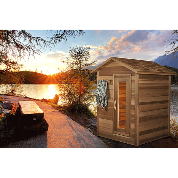 Dundalk LeisureCraft Outdoor Cabin Sauna - GRIM PARENT LIMITED