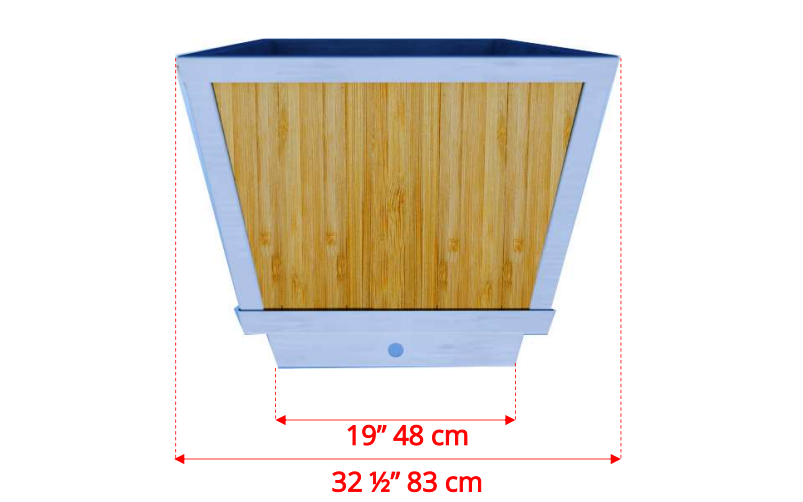 Dundalk LeisureCraft The Glacier Cold Plunge Tub - Knotty Red Cedar